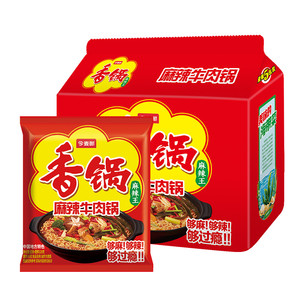 今麦郎麻辣香锅方便面速食多口味免煮劲道泡面袋装含海带桶装整箱