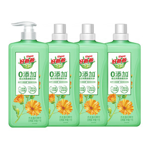 好爸爸果蔬洗洁精家用餐具洗碗液洁净除菌实惠装食品用家用清洁剂