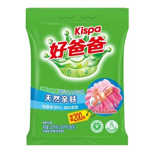 好爸爸洗衣粉天然亲肤温和抑菌洗衣液家用实惠正品2.08kg+200g