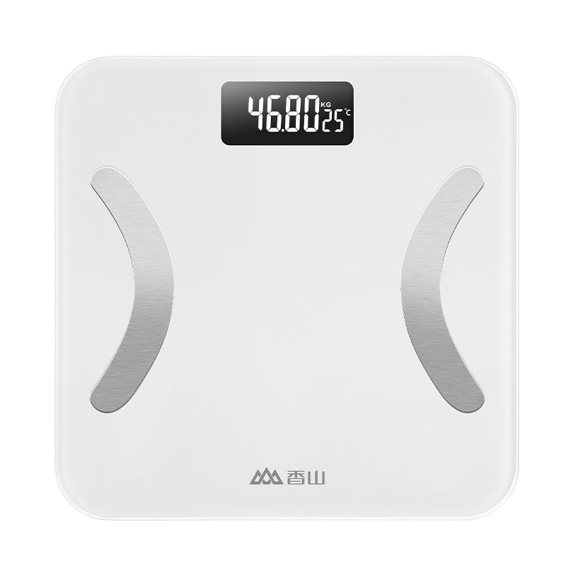 香山电子秤称体重的家用减肥专用智能体脂秤精准充电小型人体秤计 19.9元