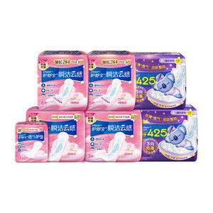 【优于新国标】护舒宝瞬洁云感棉日夜组合装卫生巾超薄姨妈巾护垫