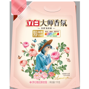 立白大师香氛洗衣液1000g组合玫瑰香味持久留香72小时实惠装 LQ