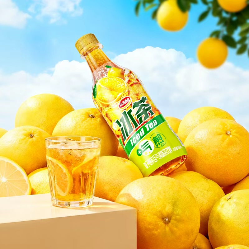 达利园补水乐柚子煎茶冰茶瓶装冰镇饮料整箱 25.91元