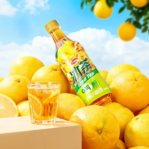 达利园补水乐柚子煎茶冰茶瓶装冰镇饮料整箱