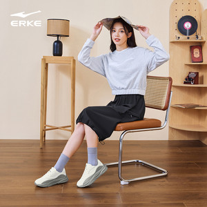 鸿星尔克男鞋2025秋冬休闲鞋板鞋运动跑步鞋百搭情侣运动鞋子