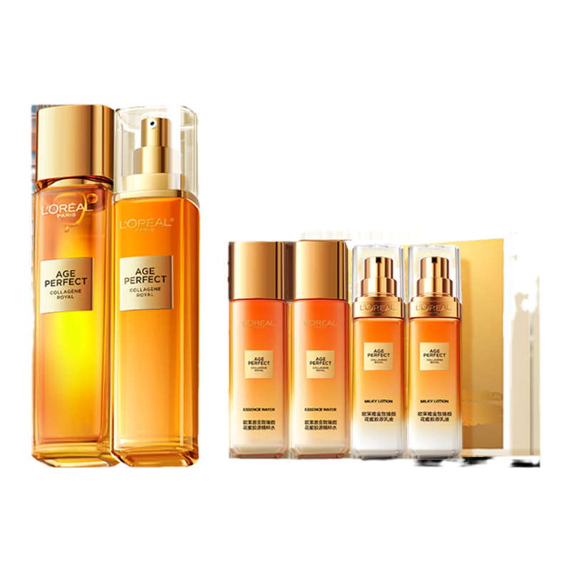 【圣诞礼物】欧莱雅第四代小蜜罐面霜水乳套装礼盒紧致抗皱抗老 519元