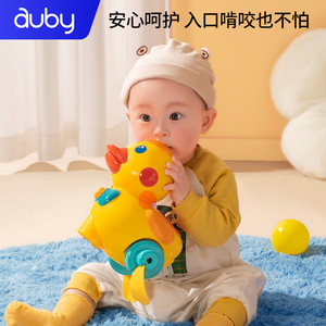 澳贝下蛋鸭学爬玩具鸭子玩具婴儿益智乖乖小黄鸭玩具宝宝引导爬行