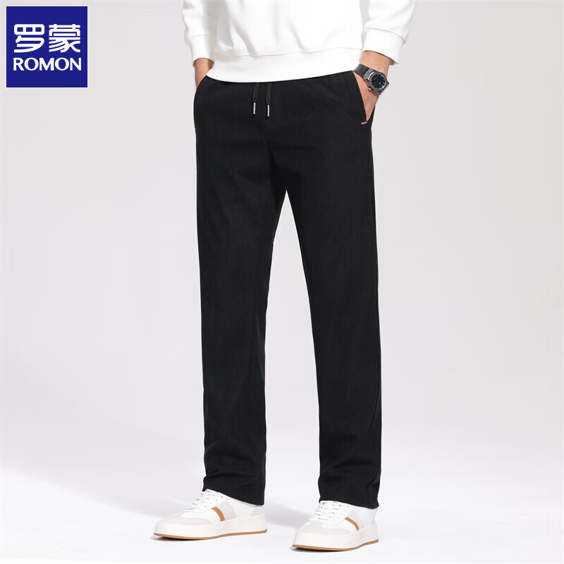 罗蒙（ROMON）灯芯绒休闲裤 春秋厚款 75元