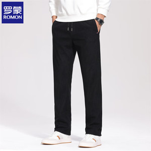 罗蒙（ROMON）灯芯绒休闲裤 春秋厚款