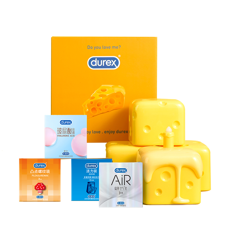 杜蕾斯圣诞礼物奶酪蛋糕礼盒durex杜杜生日礼物避孕送礼情趣送礼 79元
