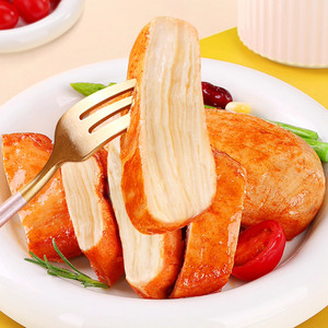 百草味鸡胸肉10包代餐饱腹食品开袋即食网红休闲零食