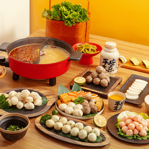 【任选10件包邮】三全火锅丸子牛肉墨鱼丸香菜猪肉丸鱼豆腐脆骨丸