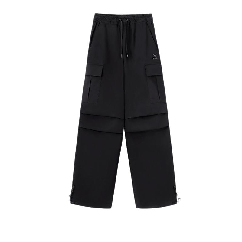 骆驼运动工装裤女2025春季梭织休闲女装长裤户外防泼水徒步登山裤 159元