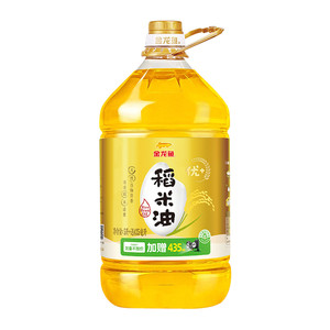 金龙鱼稻米油米糠油优+5.435L/桶含谷维素烟点高