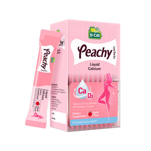 dcal迪巧小粉条钙片女性液体钙补钙维生素D3