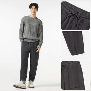 热风男士秋季冬季新款男士休闲卫衣连帽衫加绒卫裤