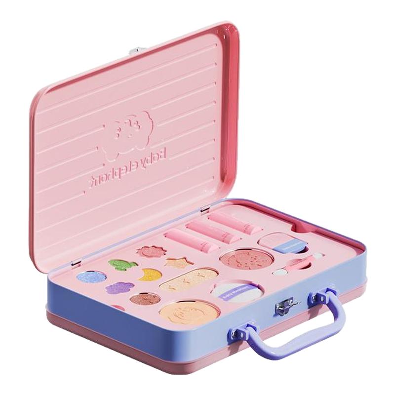 红色小象儿童化妆品女孩舞台化妆生日礼物彩妆礼盒眉笔口红眼影 139元