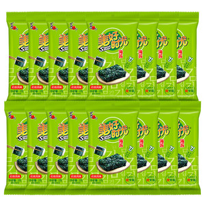 美好时光岩烧海苔2克儿童休闲零食解馋即食紫菜拌饭海苔片