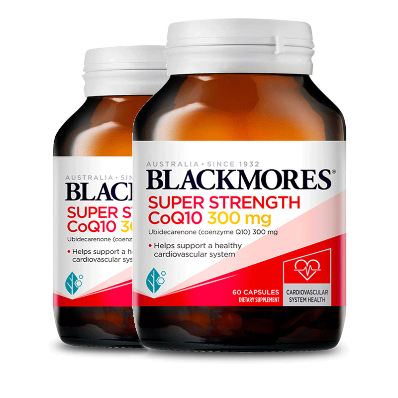 【自营】BLACKMORES澳佳宝辅酶q10保护心脏心肌保健品300mg60粒*2 512元