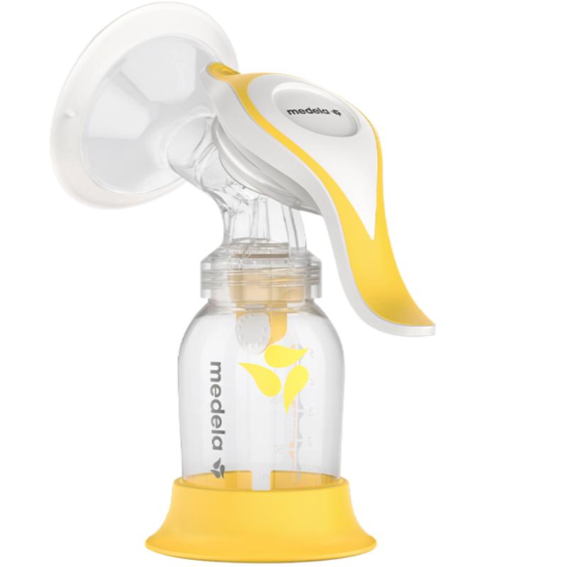 舒悦版和韵美德乐单边吸奶器手动正品集乳器便携挤奶器吸乳medela 93元