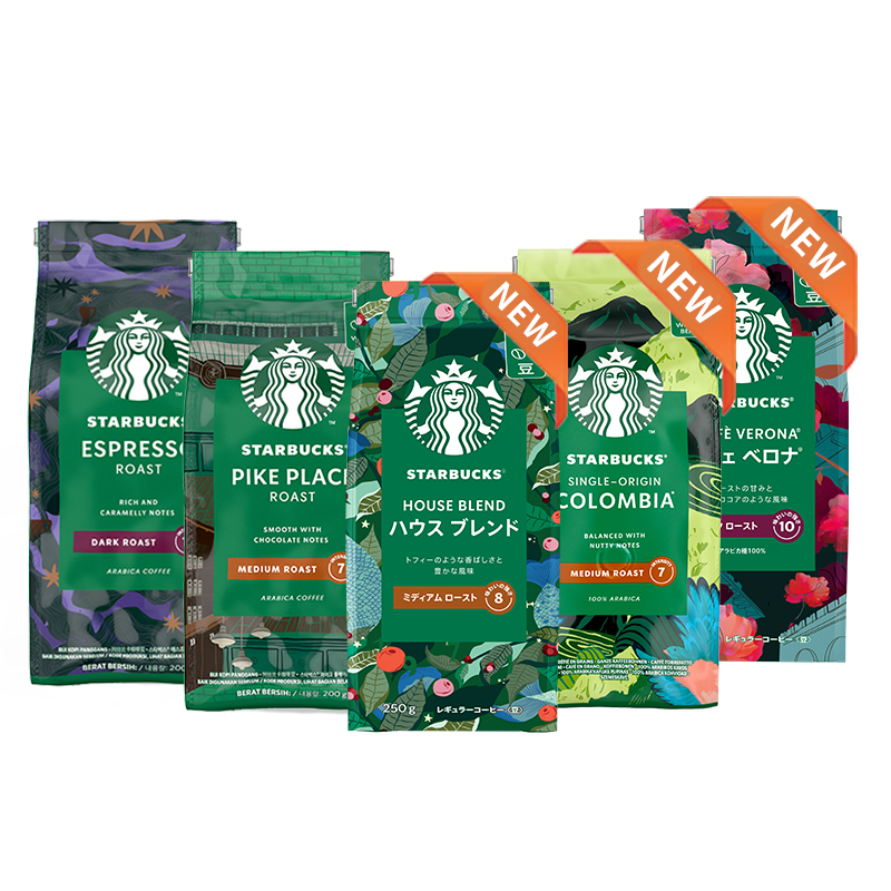 星巴克咖啡豆美式阿拉比卡咖啡豆原装进口咖啡粉官方旗舰店 132元