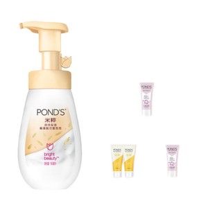 旁氏米粹洁面慕斯氨基酸系洗面奶温和保湿洁面泡泡慕斯洁面干爽