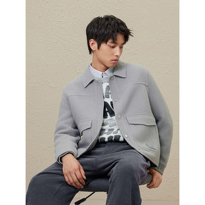 【呢大衣清仓合集】GXG奥莱冬季男装外套毛呢大衣长款保暖呢大衣