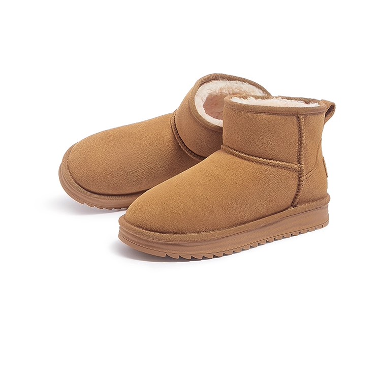 骆驼女鞋2025冬季新款加绒保暖时尚雪地靴加厚棉鞋休闲短靴女 177元
