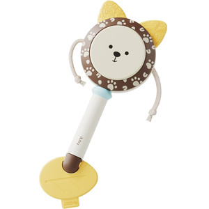 澳贝拨浪鼓婴儿玩具哗啦棒6月可啃咬儿童新生幼儿波浪鼓宝宝摇铃