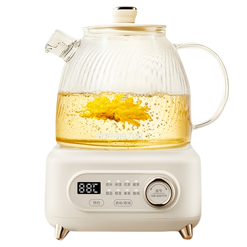 九阳全玻璃养生壶炖煮一体煮茶器小型办公室新款花茶恒温电热水壶 160.65元
