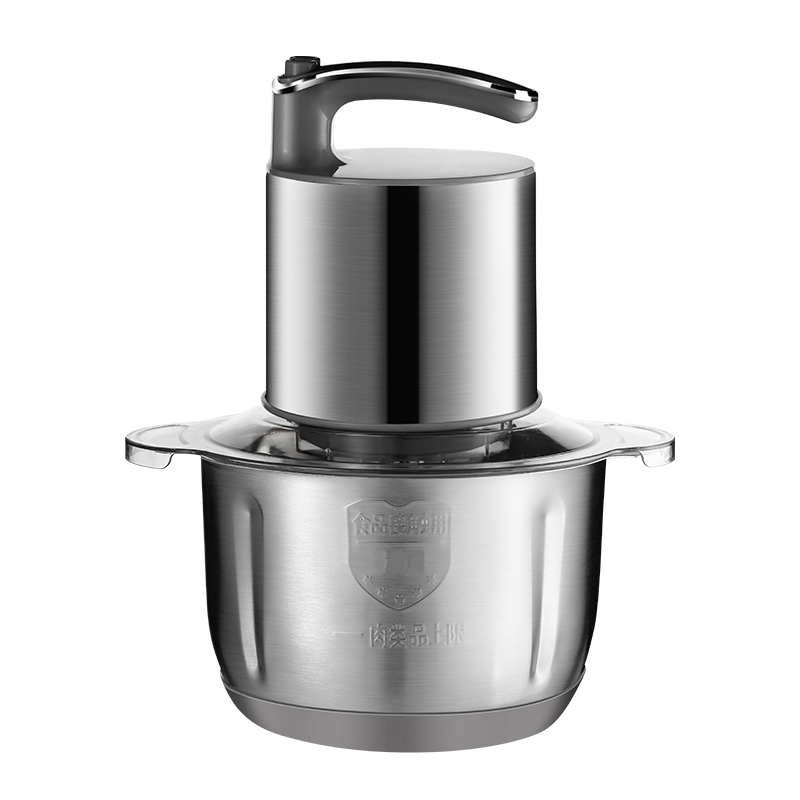 龙德利绞肉机家用电动不锈钢小型碎肉馅搅拌机多功能打蒜泥蒜蓉器