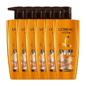 欧莱雅精油润养透明质酸洗发水柔顺修护控油无硅油洗发露