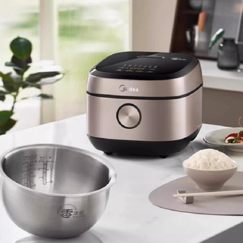 美的0涂层IH电饭煲家用煮饭电饭锅316不锈钢内胆柴火饭 429元