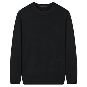 【零压抗静电】柒牌可机洗羊毛针织衫男2025秋冬新款圆领保暖毛衣