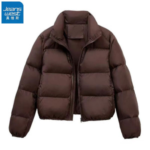 KY真维斯女装时尚百搭2025新款小个子面包服超火冬季棉服外套女