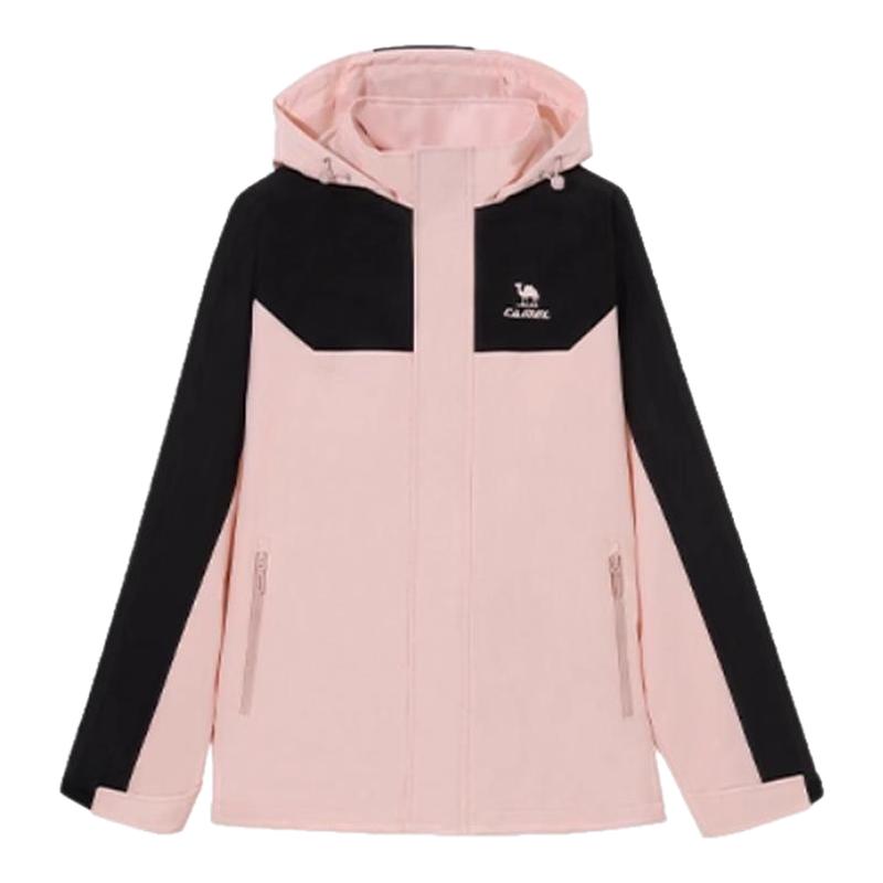 骆驼运动外套女防风防水加绒登山服软壳衣保暖抓绒三防跑步夹克男 164.86元