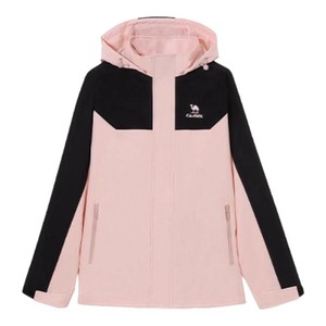 骆驼运动外套女防风防水加绒登山服软壳衣保暖抓绒三防跑步夹克男