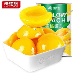 滋源 砀山特产 黄桃罐头 425g 