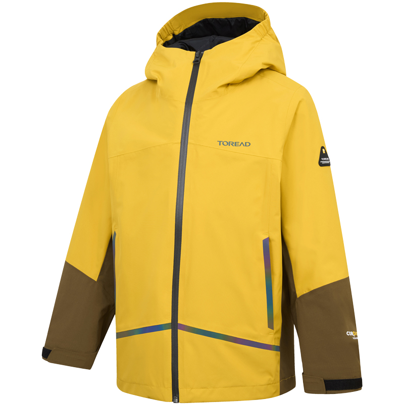 【金甲】探路者儿童三合一冲锋衣加绒防风防水男童女童套绒外套 399元