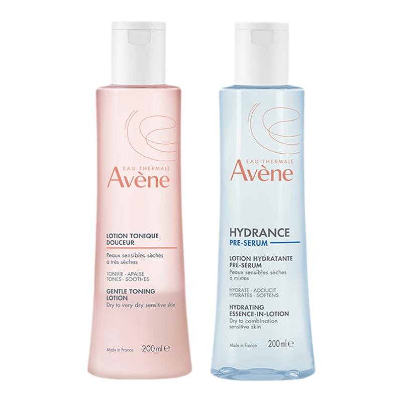 【双12限时疯抢】雅漾恒润水乳精华套装滋润小蛮腰爽肤水乳液敏肌 199元