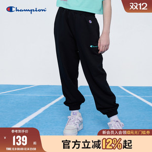 champion冠军儿童装25秋冬新款女大小童休闲舒适松紧腰运动长裤潮