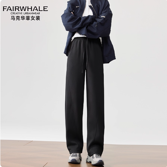 马克华菲运动裤秋春季2025新款卫裤宽松休闲阔腿香蕉裤爵士舞裤子 59元