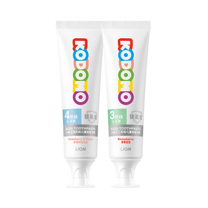 狮王KODOMO小狮王锁氟盾分龄防蛀牙膏2-6-9岁专用儿童防蛀牙膏