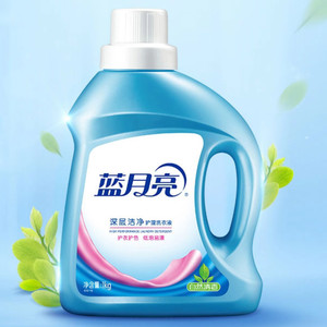 蓝月亮洗衣液自然清香深层洁净除螨瓶装宠物家用官方正品