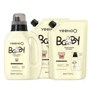 英氏婴儿洗衣液儿童新生婴幼儿宝宝专用内裤清洗液酵素去污清洗剂