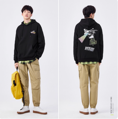 【清仓-休闲裤合辑冬B】森马休闲裤男早春时尚多色女生工装长裤 79元