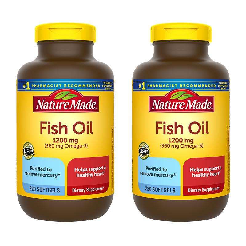 NatureMade天维美深海鱼油omega3美国进口官方旗舰店正品非鱼肝油 198元