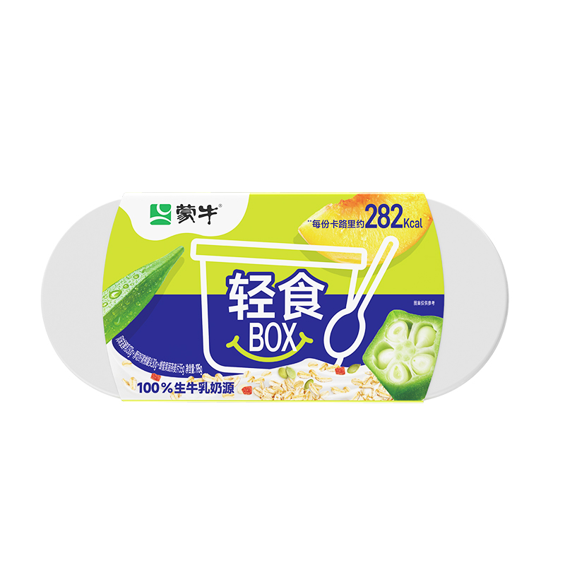 蒙牛轻食BOX膳食酸奶碗195g【有效期至12月26日】 tk 23.9元