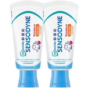 【年糕妈妈同款】舒适达护釉健乳牙换牙期儿童牙膏防蛀牙2-6-12岁