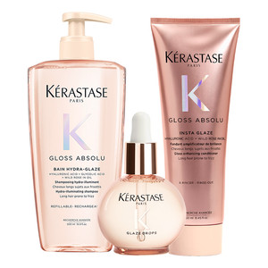 【店播尊享】卡诗釉光玫瑰护发精油洗发水护发素套装礼盒小粉珠